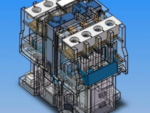 contactor detail structure cjx2-2510 Modèle 3D
