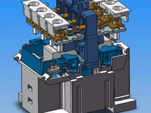 contactor detail structure cjx2-2510 3D Model