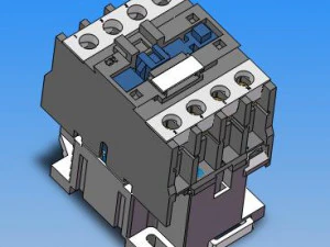 contactor detail structure cjx2-2510 3D Model