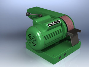 sanding machine complete set of drawings Modelo 3D