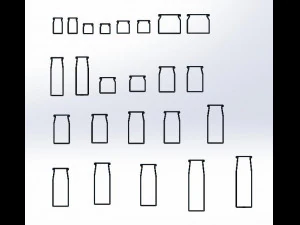 distribution slot 24 models in total 3D Model