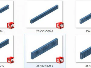 distribution slot 24 models in total 3D Model