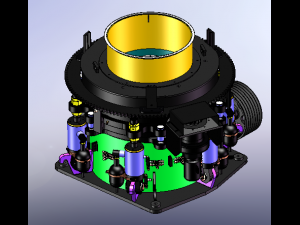 cone crusher 3D Model