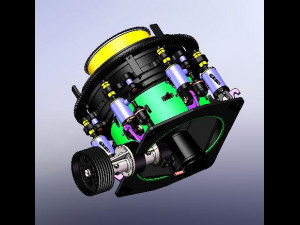 cone crusher 3D Model