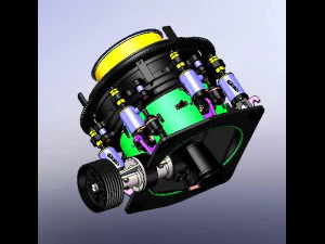 cone crusher 3D Model