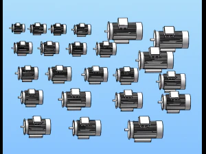 siemens motor imb35-160 series 23 specifications in total 3D Model