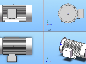 siemens motor imb35-160 series 23 specifications in total 3D 模型
