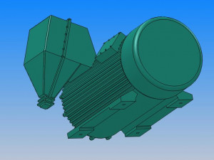 yb2 high voltage explosion proof series three phase asynchronous motor 9 specifications in total 3D Модель