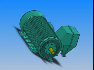 yb2 high voltage explosion proof series three phase asynchronous motor 9 specifications in total 3D Модель