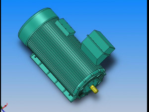 yb2 high voltage explosion proof series three phase asynchronous motor 9 specifications in total 3D Модель