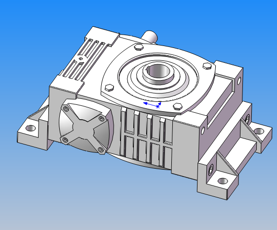 wpwko series worm gear reducer 7 specifications in total 3D-Modell .c4d .max .obj .3ds .fbx .stl .blend 