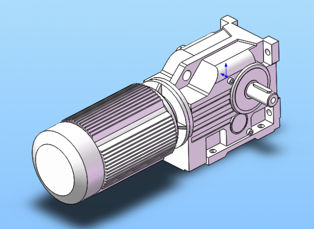 complete set of k series helical bevel gear reducer models 55 specifications Modelo 3D .c4d .max .obj .3ds .fbx .stl .blend 