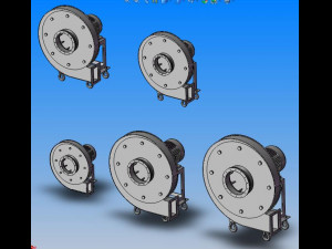 9-19 series a type high pressure centrifugal fan 5 specifications 3D Model