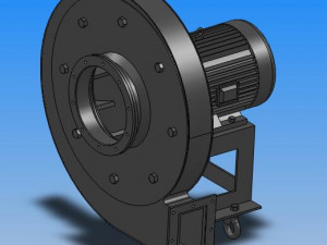 9-19 series a type high pressure centrifugal fan 5 specifications 3D Model