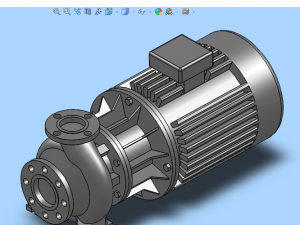 grundfos single stage end suction pump 12 specifications in total Modèle 3D