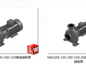 bomba de suc&ccedil;&atilde;o final de est&aacute;gio &uacute;nico grundfos 12 especifica&ccedil;&otilde;es no total Modelo 3D