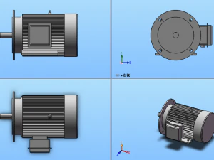 siemens motor imb35-100-132 series 4 specifications in total 3D Model