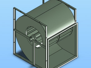 dkf h series centrifugal fan 8 specifications 3D Model