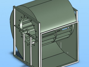 dkf h series centrifugal fan 8 specifications 3D Model