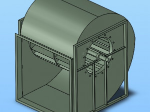dkf h series centrifugal fan 8 specifications 3D Model