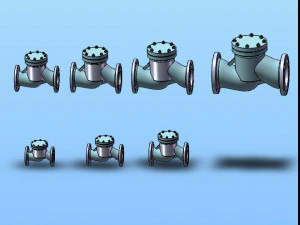 spesifikasi mengangkat katup periksa model 7 Model 3D