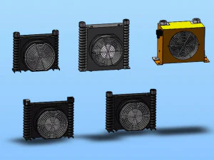 pendingin oli berpendingin udara 5 spesifikasi Model 3D