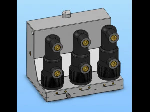 disjuntor de baixa tens&atilde;o 5 especifica&ccedil;&otilde;es no total Modelo 3D