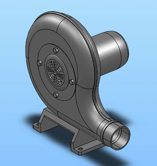 zy series centrifugal blower 3D Model .c4d .max .obj .3ds .fbx .stl .blend