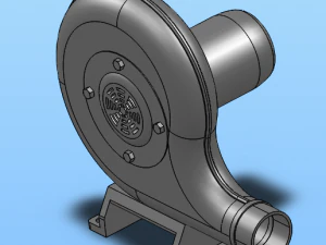 zy series centrifugal blower 3D Model