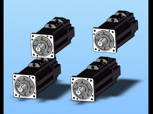 80 series ac servo motor 4 specifications in total Modèle 3D