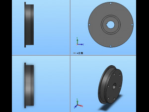 type b electromagnetic clutch 8 specifications Model 3D