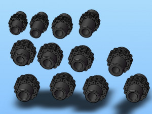 gl series roller chain coupling 12 specifications 3D Model