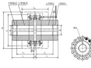 gl series roller chain coupling 12 specifications 3D-Modell