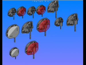 90 cam quick transplanting manipulator 12 models in total 3D Model