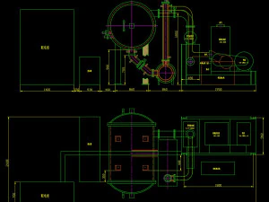 Pressure sintering furnace for cemented carbide 3D Model