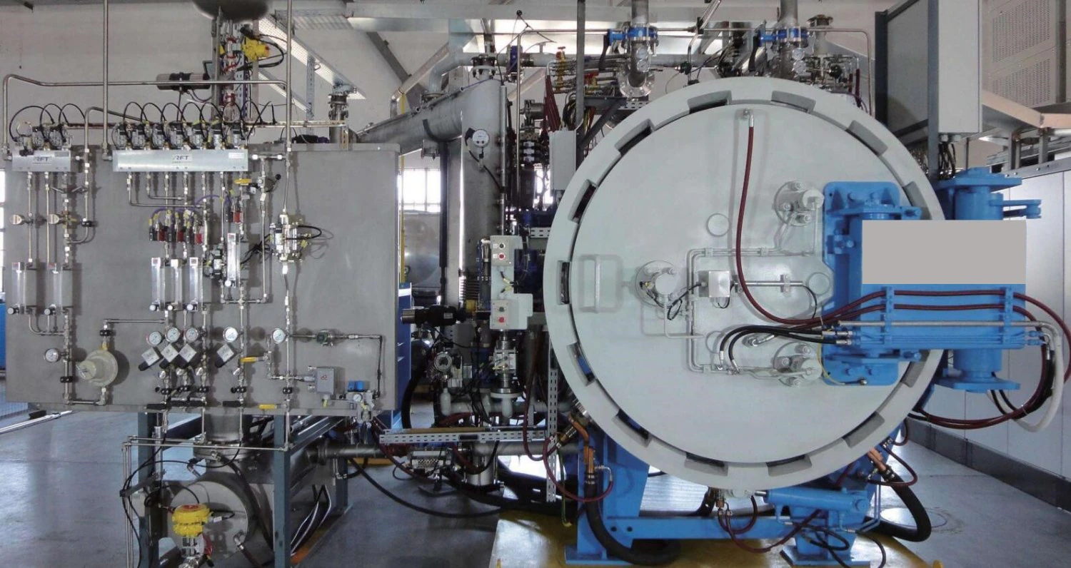 Pressure sintering furnace for cemented carbide 3D Model .c4d .max .obj .3ds .fbx .stl .blend 