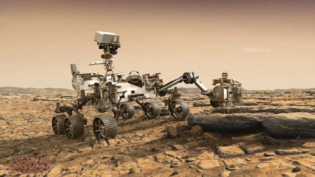 spacecraft mars perseverance 3D Модель .c4d .max .obj .3ds .fbx .stl .blend 