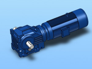 k77 spiral bevel gear reducer 9 specifications in total Model 3D