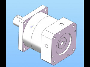 k-mf series planetary reducer Modello 3D