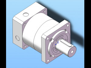 k-mf series planetary reducer Modello 3D