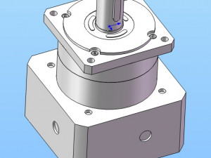 k-mf series planetary reducer Modello 3D