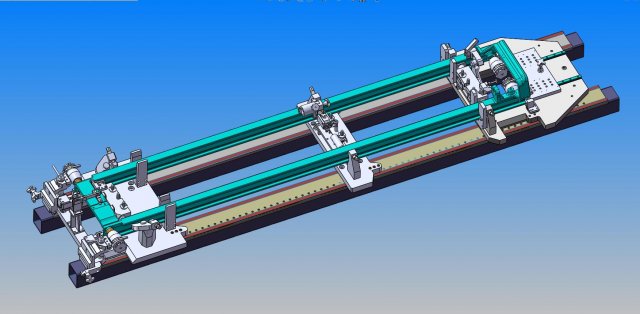 welding tooling drawing of forklift middle portal frame Modello 3D .c4d .max .obj .3ds .fbx .stl .blend 