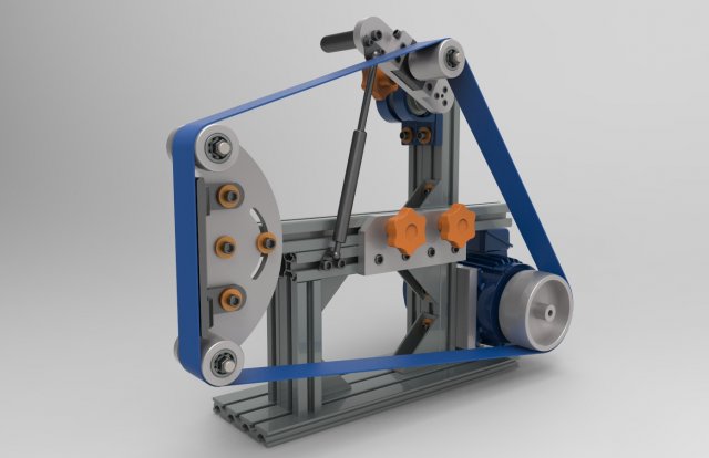 ing drawing of belt grinder 3D Model .c4d .max .obj .3ds .fbx .stl .blend 