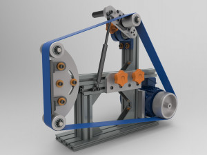 ing drawing of belt grinder 3D Model