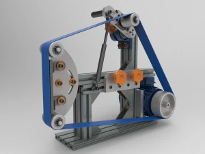 desenho de moedor de cinta Modelo 3D