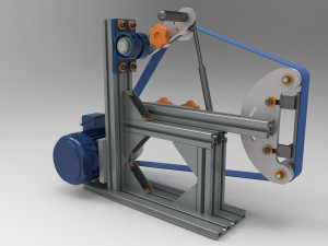 ing drawing of belt grinder 3D Model