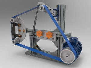 ing drawing of belt grinder 3D Model
