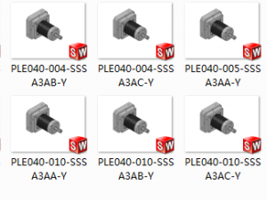 ple040 planetary reducer 18 specifications in total 3D Model