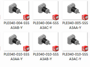 ple040 planetary reducer 18 specifications in total 3D Model