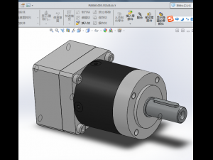 ple040 planetary reducer 18 specifications in total 3D Model